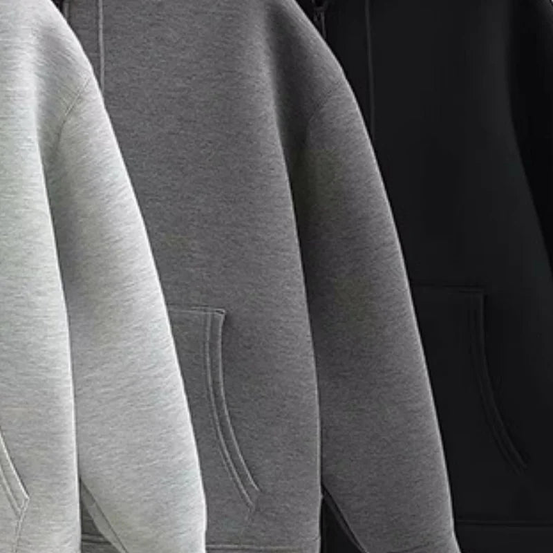 Women's Oversized Zip-Up Hoodie – Casual Long Sleeve Sweatshirt with Pockets