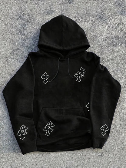 New 3D Men's Autumn/Winter Hoodie Sweatshirt Y2 Personalized Printed Fashion Trend Hip Hop Street