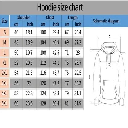 New 3D Men's Autumn/Winter Hoodie Sweatshirt Y2 Personalized Printed Fashion Trend Hip Hop Street